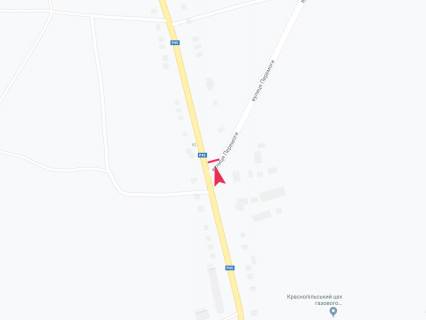 Білборд, Бігборд (Борд)  A у Краснопіллі, 3x6  Автодорога Суми-Богодухів (Р-45), 34 км-900 вліво, смт Краснопілля схема