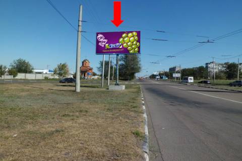 Билборд B в Кропивницкий (Кировоград), 3x6  Тельнова вул. (кол. Правди пр.) / Мурманська вул., в центр, біля АЗС "Укрнафта", "Shell" фото 1