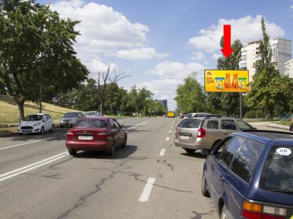 Билборд  в Киеве, 3x6  Малишка вул., 25/1, біля супермаркету "АТБ", в сторону ст.м. "Дарниця" фото 1