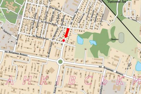 Scrolller, Scroll A in Lviv, 2.3x3.14  Княгині Ольги вул., 51 / Бойчука вул., біля зупинки, в бік Володимира Великого вул., ТЦ "Львів", супермаркету "Фокстрот", "McDonald''s" - 558020 scheme