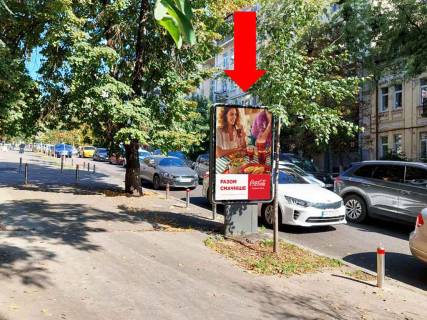 Сiтiлайт B у Києві, 1.8x1.2  Володимирська вул., 42/78 - вул. Саксаганського, в бік Гетьмана Павла Скоропадського вул. (Льва Толстого) Фото 1