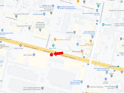 Билборд B в Киеве, 3x6  просп. Берестейський (Перемоги)., 49/2, завод "Більшовик" - навпроти Танка, ст.м."Шулявська", з центру схема