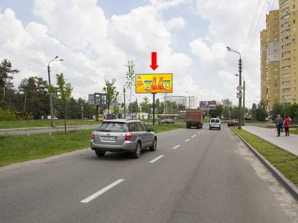 Білборд, Бігборд (Борд)   у Києві, 3x6  Навої пр. - вул. Жмаченка, роздільник, в сторону ринку "Юність", вул. Братиславської Фото 1