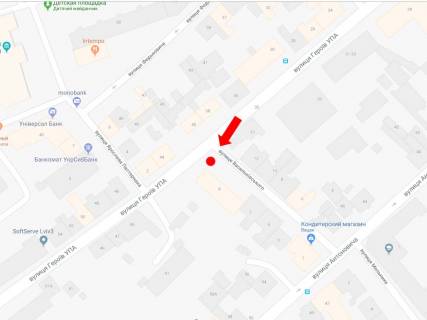Scrolller, Scroll A in Lviv, 2.3x3.14  Geroiv UPA st. / Vasil'kivs'kogo st., svitlofor, z centru - 470898 scheme