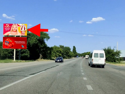 Билборд B в Высоком, 3x6  Ощепкова вул., с. Високий, біля АЗС, в'їзд в місто, верхній фото 1