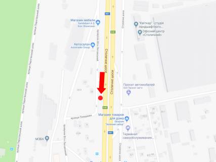 Видеоборд A в Киеве, 3x6  Столичне шосе - Ходосівська вул. (Плещеєва)., з центру - 584023 схема