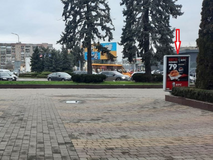 Ситилайт B в Ужгороде, 1.8x1.2  Стаційна вул., 9, перед приміським вокзалом, (2) фото 1