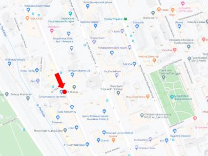 Video Billboard A in Kyiv, 2.3x3.14  Malevica st., 86 - st. Bajkova, na svitlofori, v storonu TC "Ocean plaza", st.m. "Libids'ka" - 456026 scheme