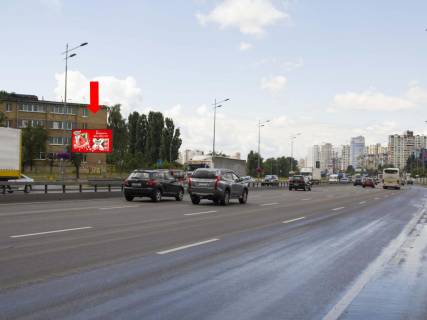 Билборд B в Киеве, 3x6  Бажана пр., 300 м. за Харківській пл., в центр фото 1