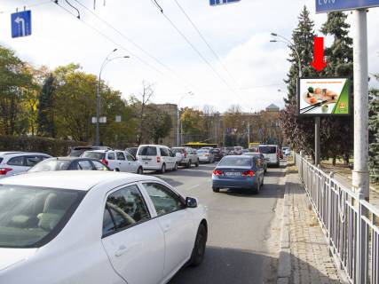 Видеоборд A в Киеве Солом'янська пл., на світлофорі, в сторону Повітрофлотського пр. - 220347 фото 1