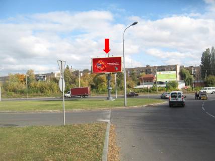 Билборд  в Луцке, 3x6  Ківерцівська вул., кільце, з''їзд з мосту фото 1
