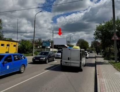 Білборд, Бігборд (Борд)  B у Луцьку, 3x6  Карпенка-Карого вул. - Ківерцівська вул., залізничний переїзд Фото 1