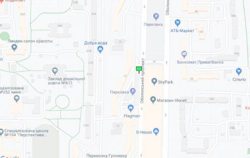Призма A в Киеве Оболонський пр., 37 - 214891 схема