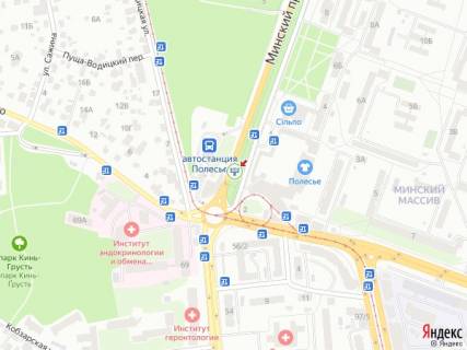 Призма B в Киеве просп. Литовський (Мінський)., 2, навпроти, в сторону Полярна вул. - 290951 схема