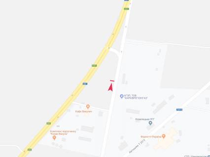 Билборд B на трассах Киевской области, 3x6  Траса Київ-Чернігів-Нові Яриловичі (М-01), смт Козелець, (2), в'їзд-виїзд схема