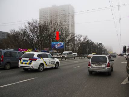 Билборд B в Киеве просп. Берестейський (Перемоги)., 121 - вул. Кричевського, ст.м. "Житомирська", з центру фото 1