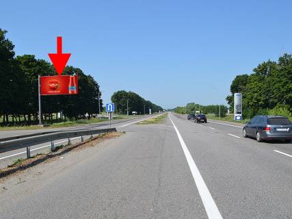Білборд, Бігборд (Борд)  B у , Травневе (Травневе), 3x6  Траса Київ - Харків - с. Травневе, маркет "Крон", (1), у бік м. Валки Фото 1