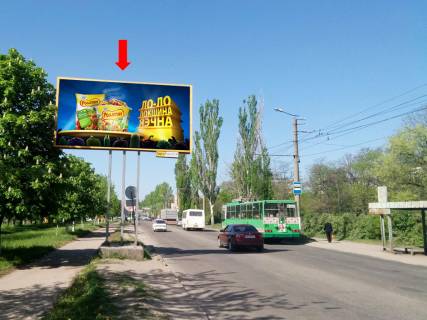 Билборд  в Кропивницкий (Кировоград), 3x6  Тамма вул. (кол. Героїв Сталінграду вул.) / Героїв-рятувальників вул. (Волкова)., ринку, Будинку меблів фото 1
