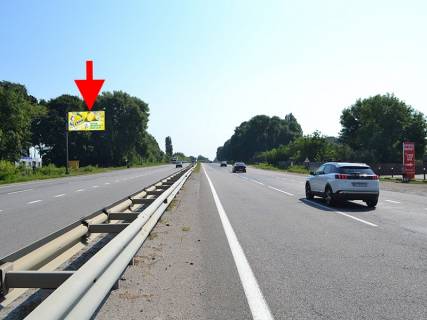 Билборд B в Травневе (Травневе), 3x6  Траса Київ - Харків - с. Травневе, маркет "Крон", (2), у бік м. Харків фото 1
