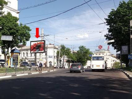 Бэклайт B в Сумах, 2.3x3.14  Покровська пл. / вул. Козацький вал, готель "Україна", з центру фото 1