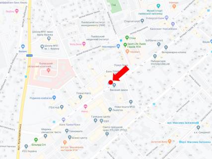 Ситилайт A в Львове, 1.8x1.2  Героїв УПА вул. 76 (зуп. "Смаль-Стоцького"), в центр схема