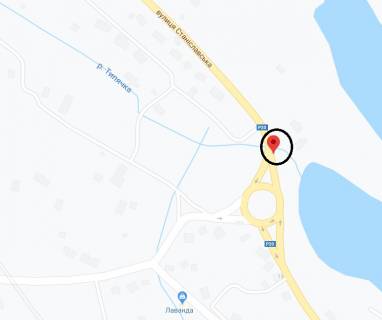 Билборд A в Городенке, 3х6  м.Городенка (вїзд в місто з Ів.-Франківська, перед кільцем) ст.А схема