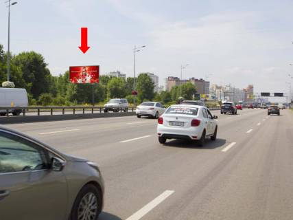 Білборд, Бігборд (Борд)   у Києві, 3x6  Бажана пр., 5 В, навпроти, в бік ст.м. "Харківська", центру Фото 1