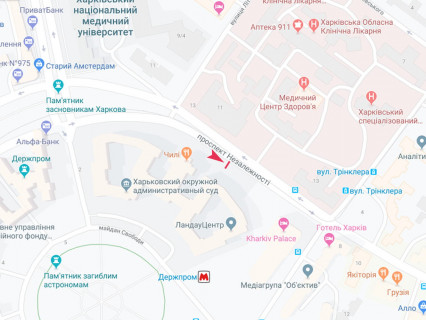 Скроллер A в Харькове, 2.3x3.14  просп. Незалежності (просп. Правди). - Свободи пл., 6, в центр - 667461 схема
