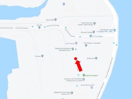Билборд B в Киеве Електриків вул., 23-Б, біля ЖК "Рибальський", в сторону вул. Набережно-Рибальській схема