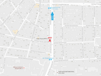 Билборд B в Харькове, 3x6  Москалівська (Жовтневої Революції) вул., 92, в центр схема