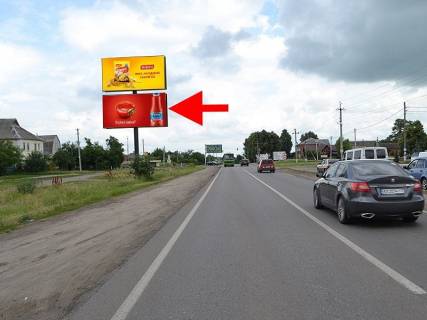 Білборд, Бігборд (Борд)  B у Циркунях, 3x6  с. Циркуни, Соборна вул. - Кооперативна вул., у бік с. Липці, нижній Фото 1