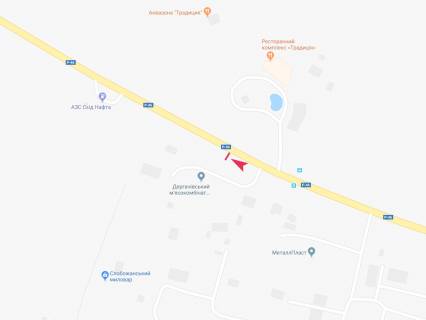 Билборд B в Солоницевке, 3x6  смт Солоницівка, ресторанний комплекс "Традиція", 200м навпроти схема