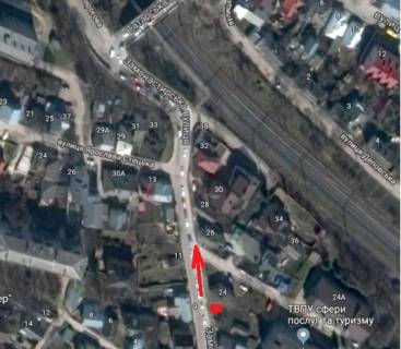 Билборд A в Тернополе, 3x6  Замонастирська вул. схема
