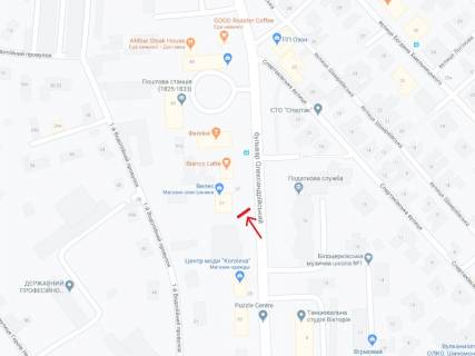 Video Billboard B in Bila Tserkva Oleksandrijskij b-r, 37,  m-n Koroleva, prajs za rolik 10 sek 1 vyhod/3 minuty, s 7:00-23:00. Rasscet dla drugih parametrov utocnajte u menedzera. - 293317 scheme
