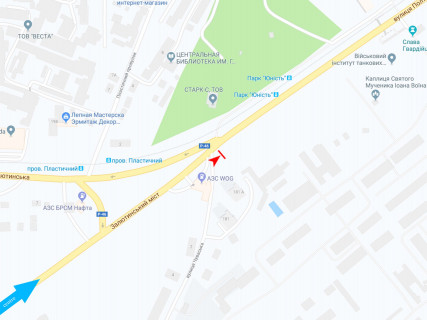 Призма A в Харькове, 3x6  Полтавський Шлях вул. - Чутівська (кол. Чуваська) вул., в центр - 667572 схема