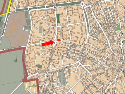 Билборд  в Одессе, 3x6  Вільямса вул. / Корольова вул., біля супермаркету "Таврия В", в бік Люстдорфської дороги схема