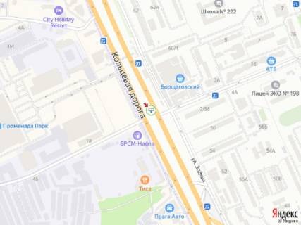 Бэклайт A в Киеве Кільцева дорога - Тулузи вул., в сторону Жилянського шляхопроводу фото 1