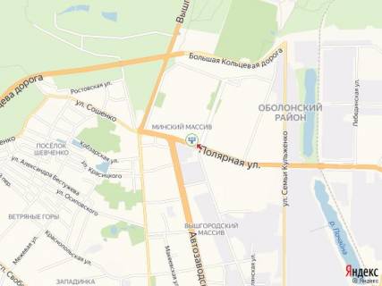 Призма A в Киеве Полярна вул., 7, 100 м від Рокосовського пр., біля магазину АТБ - 214866 схема