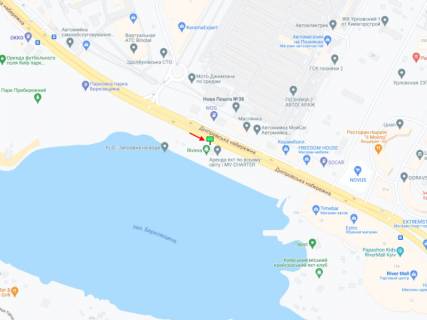 Скроллер A в Киеве Дніпровська набережна, 10 - 395580 схема