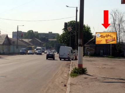Билборд  в Житомире, 3x6  Незалежності пр. (кол. Ватутіна вул.) / Грушевського вул. (кол. Котовського вул.), 102, в бік вокзалу фото 1