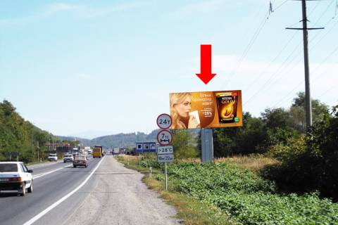 Билборд A в Мукачеве, 3x6  в''їзд в місто з боку м. Ужгород, біля підприємства "Мукатекс" фото 1