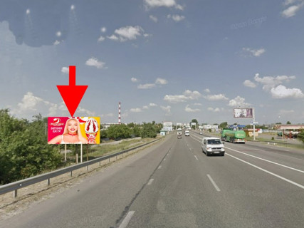 Билборд B в Песочине, 3x6  с. Пісочин, Полтавський шлях - Автомобільна вул., в центр фото 1