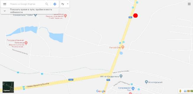 Билборд B в Киеве просп. Литовський (Мінський)., в сторону Шевченка пл., біля знака в'їзд до Києва схема