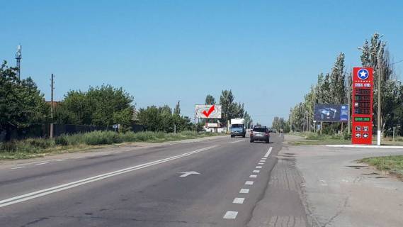 Билборд B в Приморске Мелітопольське шосе - Центральна вул. - Пушкіна вул., в сторону м. Мелітополь фото 1