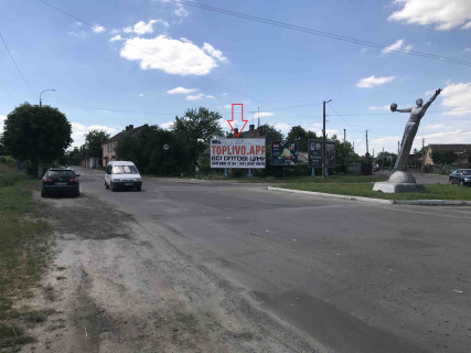 Билборд A в Здолбунове, 3x6  Шевченка вул., 9, лівий фото 1