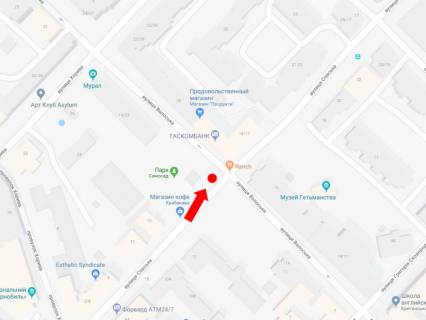 Ситилайт B в Киеве, 1.8x1.2  Спаська вул., 13 - вул. Волоська, в сторону Набережної схема