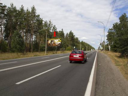 Билборд  в Киеве, 3x6  Столичне шосе, зупинка "пансіонат" Сокіл ", 1 км. до повороту на дамбу, в Київ фото 1