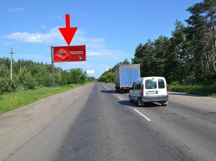 Билборд B в Васищеве, 3x6  Промислова вул., смт Васищеве, біля АЗС, (2), у бік м. Харків фото 1
