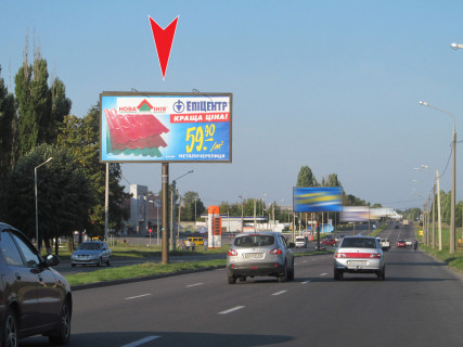 Білборд, Бігборд (Борд)  B у Харкові, 3x6  просп. Льва Ландау (50-річчя СРСР)., 55, з центру Фото 1