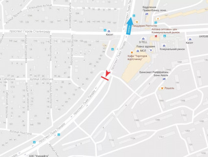 Призматрон, Призма B у Харкові, 3x6  просп. Льва Ландау (50-річчя СРСР)., 91, з центру - 666381 схема